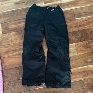 Kids large 10/12 Black Snow Pants
